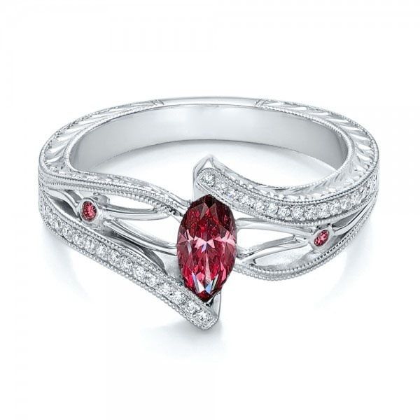 Sanjie Luxury Sea Blue Topaz Engagement Ring Jewelry_ipsvogv.com
