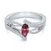 Sanjie Luxury Sea Blue Topaz Engagement Ring Jewelry_ipsvogv.com