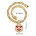 Hip Hop Full Diamond Smiling Face Necklace Pendant High Quality Creative Alloy Men's Expression Hip Hop Pendant_ipsvogv.com
