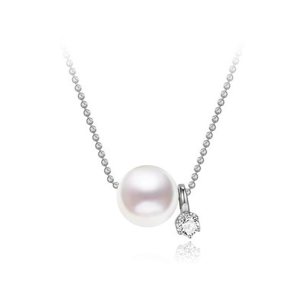 Women's Vintage Pearl Necklace - Elegant Adjustable Chain (Luxury Minimalist Jewelry Versatile Layering Piece For Sweaters & Formal Wear)_ipsvogv.com