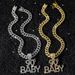 New Personalized Style English Letter 90 BABY Hip Hop Creative Pendant Necklace_ipsvogv.com
