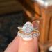 New Four Claw Double Diamond Zircon Set Ring Fashion Women's Trendy Handjewelry_ipsvogv.com