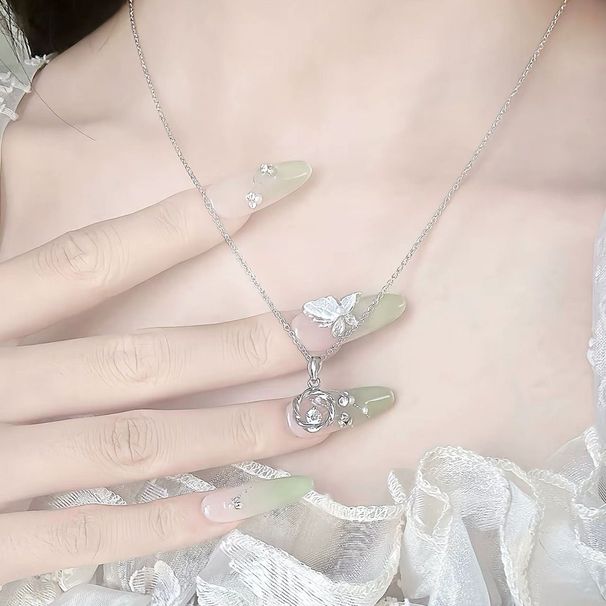 bius ! M Ö Zircon Necklace, Female Ins Style, Niche, Exquisite, Simple, Versatile, High-end Pendant, Temperament,_ipsvogv.com