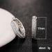 Cao Shi's Minimalist And Versatile Hip-hop Men's Buckles, Couple's Ear Rings, Niche Fashion Zircon Earrings_ipsvogv.com