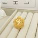 Ladies' Fashion Luxury Hollow Flower Women's Ring Adjustable Size Bridal Wedding Birthday Party, Christmas Gift_ipsvogv.com