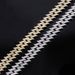 Men’s Jewelry Set Fashion- HIPHOP Jewelry New Full Diamond Pepper Chain Rap Men's Trendy Cool Hip Hop Style Cuban Necklace_ipsvogv.com