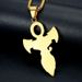 New Hip-Hop Jewelry Titanium Steel Gold-Plated Inlaid Diamond Eye Of Horus Ankh Cross Pendant_ipsvogv.com