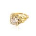 New Retro Dragon Claw Gemstone Ring, National Style Trendy Product, Open Ring, Men's Daily Wear Popular Accessories_ipsvogv.com
