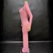 Women's Clothing pink shiny diamond high collar heart shaped top red carpet dress crystal long skirt_ipsvogv.com