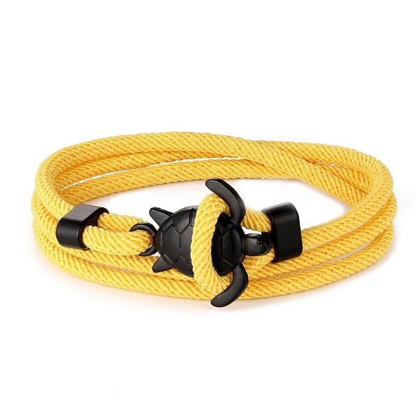 New Ocean Series Boat Anchor Style Women's Turtle Red Rope Couple Bracelet_ipsvogv.com
