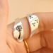 Fashion Fashion Adjustable Engraving Dandelion Ring For Women Men Personality Opening Finger Rings Engagement Wedding Party_ipsvogv.com