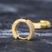 Ring Earrings Filled With Zircon Bling For Men And Women's Hip-hop Earrings, Gold Australian Jewelry_ipsvogv.com