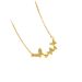 Korean Light Luxury Zircon Butterfly Pendant Necklace For Women's Fashion, Cold And Individualized Charm, Collarbone_ipsvogv.com
