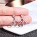 Cao Shi's Earrings for Women's Simple Earrings, New Trendy Diamond Embedding, Advanced Ring Earrings_ipsvogv.com