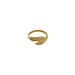 【 Real Gold Plating 】 Open Leaf Women's Fashion Micro Inlay Light Luxury Index Finger Ring, Net Red, Same Cool Style_ipsvogv.com