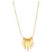Fashionable titanium steel tassel necklace for women, light and luxurious, high-end feeling, small square bar, non_ipsvogv.com