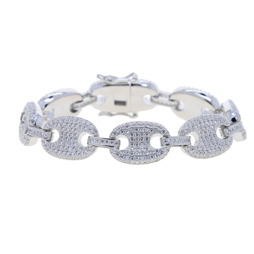 Ins New 12mm Coffee Bean Street Fashion Men's Bracelet Hip Hop Accessories_ipsvogv.com
