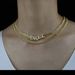 Men's Jewelry Hip Hop New 26 Letters Of The Name Of The Letter Splicing Trendy Jewelry Ladies Bracelet Necklace_ipsvogv.com