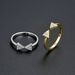 Unisex New Style Niche Simple Temperament Diamond Zircon CZ Ring Opening Design Adjustable Ins Style Female Ring_ipsvogv.com