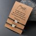 Accessory Card Set Compass Wax Adjustable Friendship Bracelet Hand Rope_ipsvogv.com