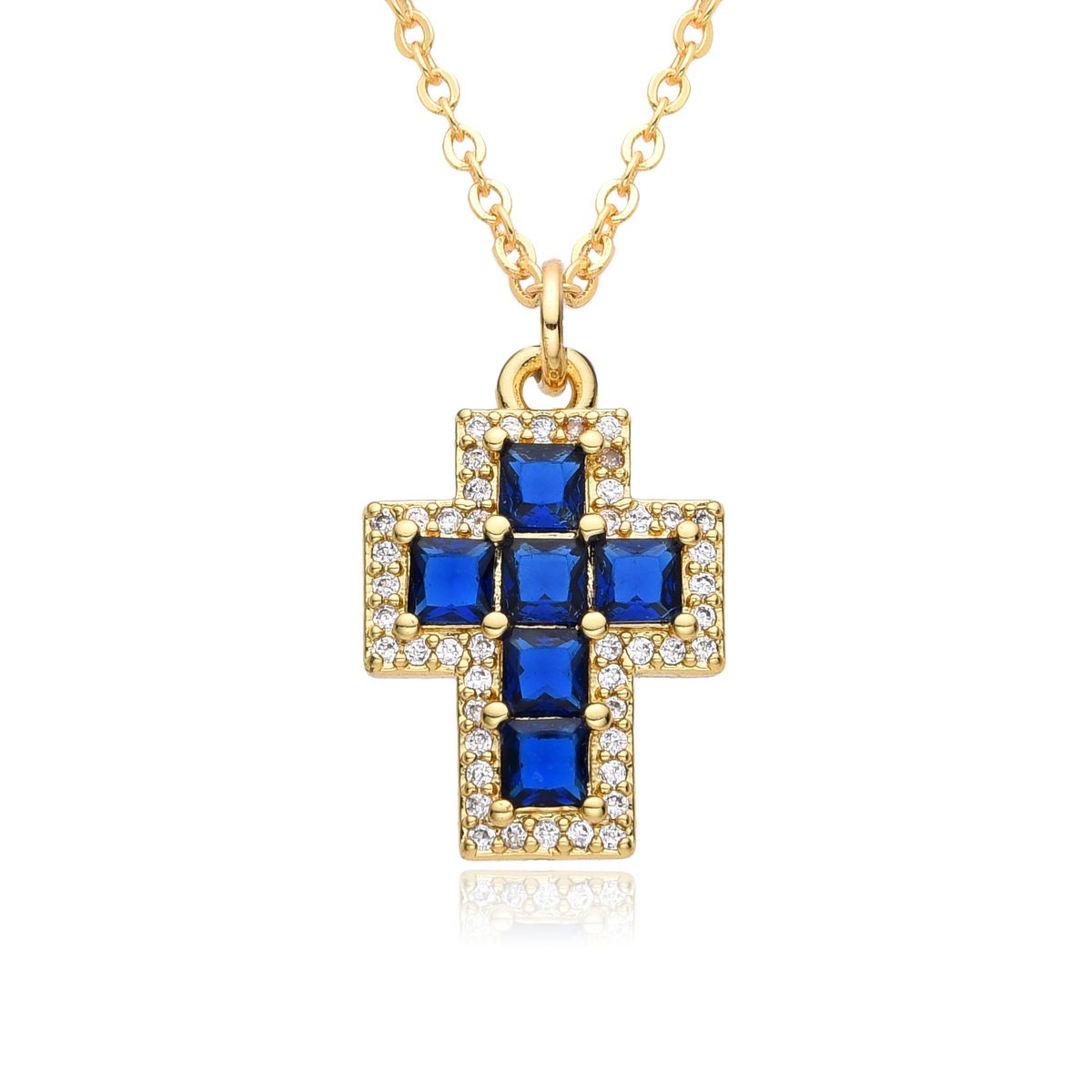Necklace Women Jewelry Zircon Cross Zircon High End Simple Niche Design Pendant Women Accessories_ipsvogv.com