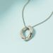 Light Luxury Geometric Oval Sweater Chain Collarbone Necklace Niche Cold And Indifferent Style Irregular Twisted Pattern_ipsvogv.com