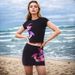 Women's clothing new short-sleeved printed hip skirt suit ladies high-end suit two-piece skirt_ipsvogv.com