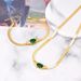 New Minimalist And High-end Style Metal Snake Bone Chain Inlaid With Rhinestone Bracelet Necklace_ipsvogv.com