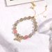 Badu Strawberry Crystal With Personalized Fishtail Design Korean Version Of Sweet Moonlight Stone Bracelet Handbracelet_ipsvogv.com