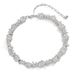 Punk Style Liquid Metal Pleated Necklace For Women's Fashion, Irregular Lava Chain, Collarbone Collar_ipsvogv.com