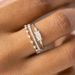Cao Shi's New Exquisite Three Princess Engagement Anniversary Luxury Fashion Ring Set_ipsvogv.com