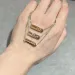 Designer Mesika Jewelry High Version V Golden Sliding Three Dia Medium-sized Necklace For Women With Dynamic Hollow Out_ipsvogv.com