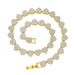 New heart-shaped diamond studded Cuban necklace, hip-hop style bracelet, trendy men's punk accessory_ipsvogv.com