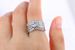 Women's three layer engagement ring set Zircon micro inlaid ring_ipsvogv.com