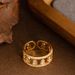 Fashionable Hollowed Out Diamond Inlaid Zircon Gourd Fulu Open With Color Retention For Men Women, Versatile And_ipsvogv.com
