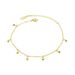 Titanium steel non-fading anklet women's sexy beads tassel fashion high sense ankle stainless steel foot chain_ipsvogv.com