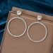 Unisex Hot Sale New Style Luxury Personality Exaggerated Earrings For Women Simple Fashion Diamond Inlaid Large Hoop Earrings_ipsvogv.com