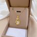 Key 【 】 Love Lock Light Luxury Charm Gorgeous Full Diamond Necklace Women's Versatile Clavicle Titanium Steel Chain 【 】_ipsvogv.com
