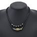 Punk Style Personalized Necklace, Trendy Men's Woven Wax Rope Antique Pendant, Collarbone Chain Jewelry Necklace_ipsvogv.com