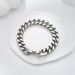 13MM Four-Sided Polished Titanium Hip-Hop Personality Bracelet Trendy Men's Stainless Steel Cuban Chain_ipsvogv.com