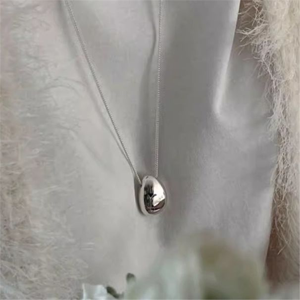 Aya Korea's East Gate Waterdrop Cuban Chain Sweater Necklace Fashion Niche High Coldness Women's Accessories_ipsvogv.com