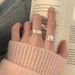 Geometric Minimalist Plain Women's Sweet Cool Style, Layered And Personalized Open Mouth Ring, Ins Niche Design, Index_ipsvogv.com