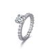 New Style Starry Sky Ladies Ring Group Inlaid With A Full Circle Of One Carat Zircon Ring Light Luxury Fashion Row Ring Hot Selling Jewelry_ipsvogv.com