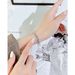 Fashion Exquisite And Elegant Bracelet Jewelry Copper Plated Gold Double Row Diamond Ladies Bracelet Girlfriend Bestie Gift_ipsvogv.com