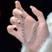 Roman Ins Niche Designer Minimalist Women's Full Diamond Light High-end Luxury Trendy Bracelet_ipsvogv.com