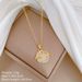 】 Shell 【 Plaet Zirco Light Luxury Charm Gorgeous Full Diamod Necklace Wome's Versatile Clavicle Titaium Steel 【 】_ipsvogv.com