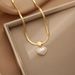 Japanese Korean Style Titanium Steel For Women, Small, Simple, Sweet Heart-shaped With A Cold And Niche Design,_ipsvogv.com