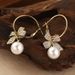 Bowknot Pearl Earrings Retro Versatile Tassel Earrings Ins Style Korean Jewelry Wholesale Vibrato Hot Female_ipsvogv.com