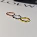 Real Gold Plated Diamond Plain For Men And Women Fashionable Simple Personality Smooth Lovers Ring_ipsvogv.com