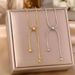 Japanese Korean Niche Design With Adjustable Titanium Steel Necklace For Women's Fashion Versatility, Simple And Cool_ipsvogv.com